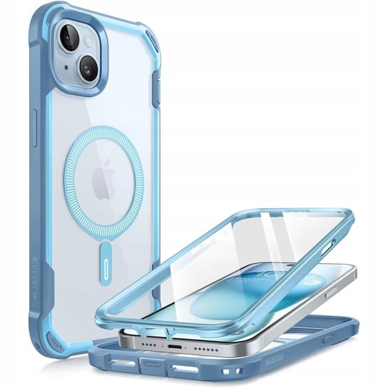 Etui Supcase i-Blason Ares Mag SP z MagSafe do iPhone 15, niebieskie Supcase