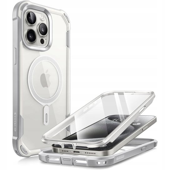 Etui Supcase i-Blason Ares Mag SP z MagSafe do iPhone 15 Pro, białe Supcase