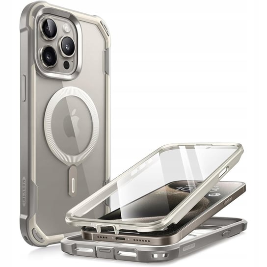 Etui Supcase i-Blason Ares Mag SP z MagSafe do iPhone 15 Pro Max, szare Supcase