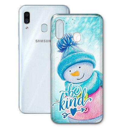 Etui świąteczne do SAMSUNG GALAXY A30 obudowa plecki wzory case święta 1mm MARTECH