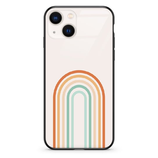 Etui szklane Apple iPhone 14 Tęcza boho 2 PieceofCase