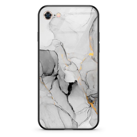 Etui szklane Apple IPhone SE 2020 Szary marmur PieceofCase