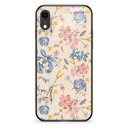 Etui szklane Apple iPhone XR Kolorowe kwiaty PieceofCase