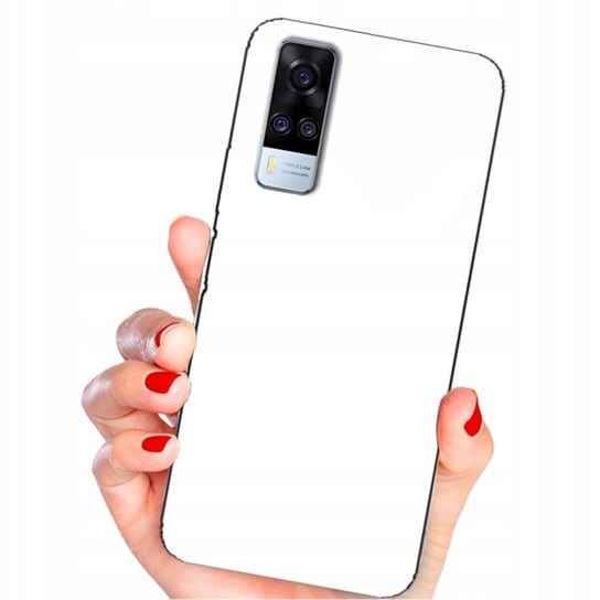 ETUI SZKLANE BIAŁY do VIVO Y51 2020 WHITE GLASS Funnycase