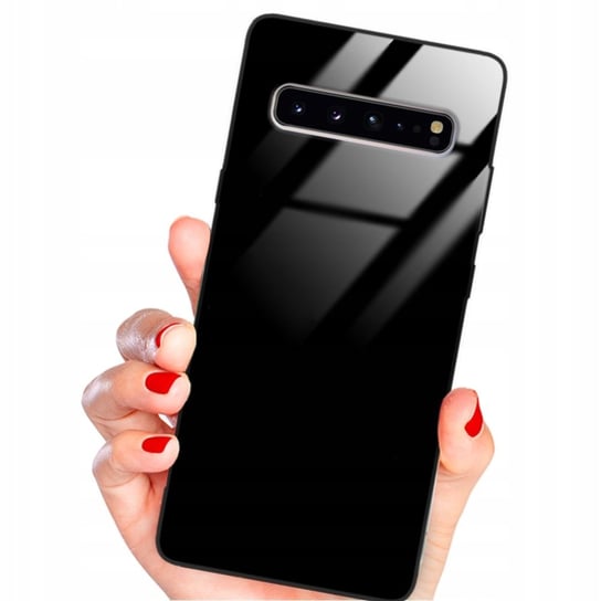 ETUI SZKLANE CZARNE GLASS CASE do SAMSUNG S10 5G Funnycase