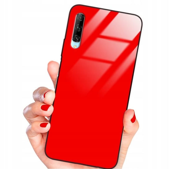 ETUI SZKLANE CZERWONY do HUAWEI Y9S Obudowa Glass Funnycase