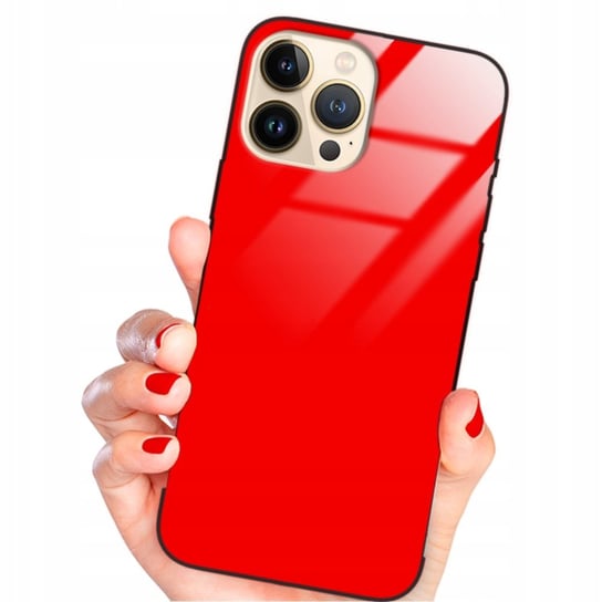 Etui Szklane Czerwony Do Iphone 13 Pro Max Glass Funnycase