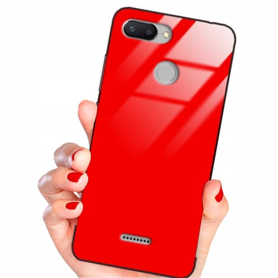 ETUI SZKLANE CZERWONY do XIAOMI REDMI 6 Case Glass Funnycase