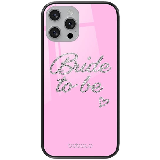 Etui szklane do Apple IPHONE 12 / 12 PRO Babaco: Bride to be 001 oryginalne i oficjalnie licencjonowane Babaco