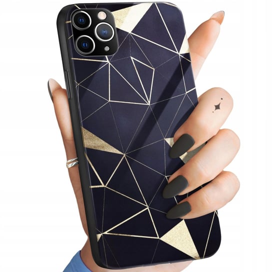 Etui Szklane Do Iphone 11 Pro Wzory Geometryczne Figury Glass Case +Szkło Hello Case