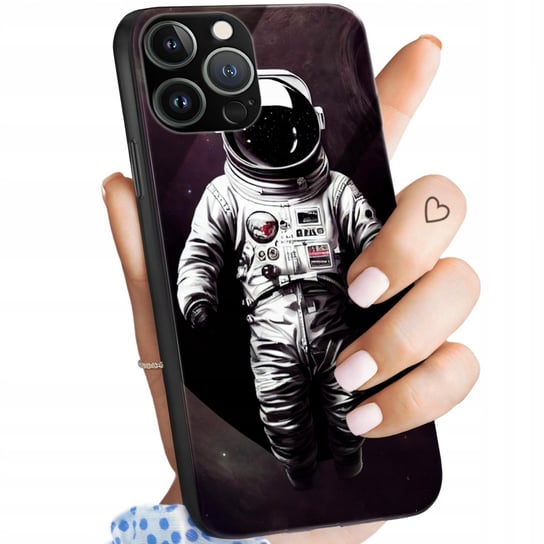 Etui Szklane Do Iphone 13 Pro Max Wzory Księżyc Astronauta Kosmos +Szkło Hello Case