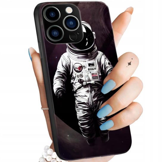 Etui Szklane Do Iphone 13 Pro Wzory Księżyc Astronauta Kosmos Glass +Szkło Hello Case