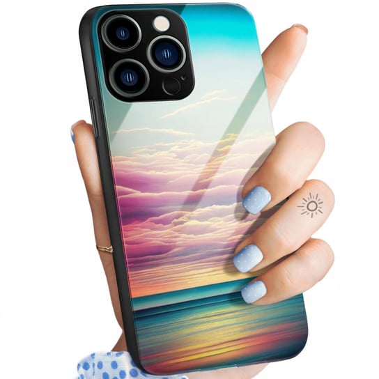 Etui Szklane Do Iphone 13 Pro Wzory Pastele Kolory Pastel Pastelowe +Szkło Hello Case
