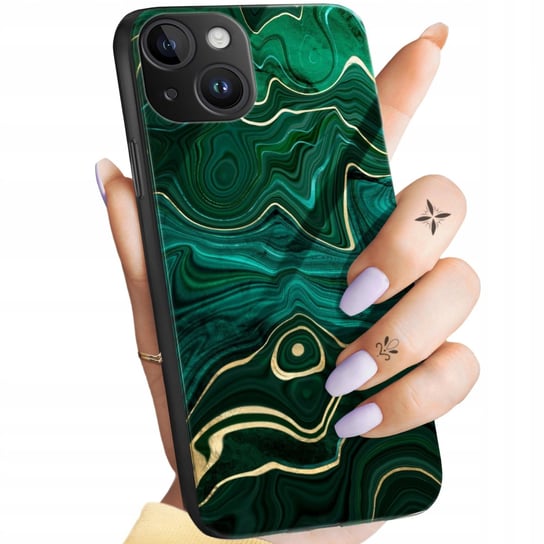 Etui Szklane Do Iphone 14 Wzory Minerały Kamienie Kryształy Glass +Szkło Hello Case