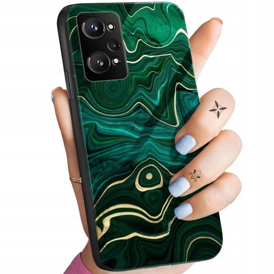 Etui Szklane Do Realme Gt Neo 2 / Gt 2 Wzory Minerały Kamienie Kryształy Hello Case