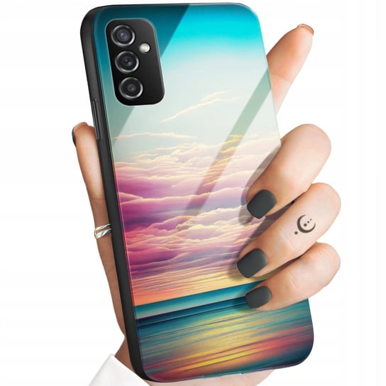 Etui Szklane Do Samsung Galaxy M52 5G Wzory Pastele Kolory Pastel Pastelowe Hello Case