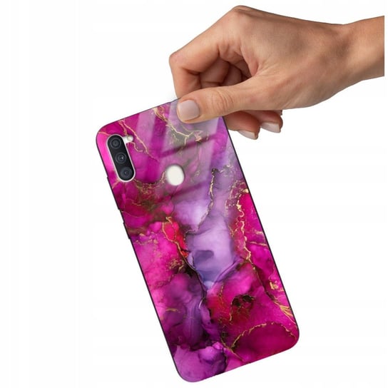 Etui SZKLANE Glass do SAMSUNG A11 Luksusowe Eleganckie Premium Wiele Wzorów Funnycase