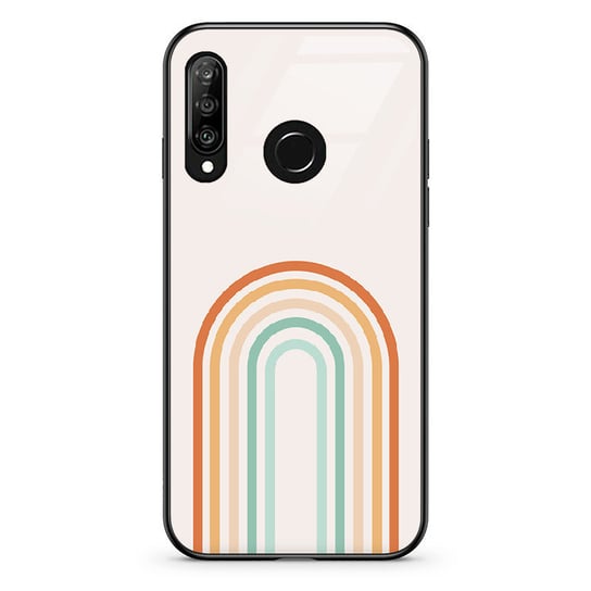 Etui szklane Huawei P30 LITE Tęcza boho 2 PieceofCase