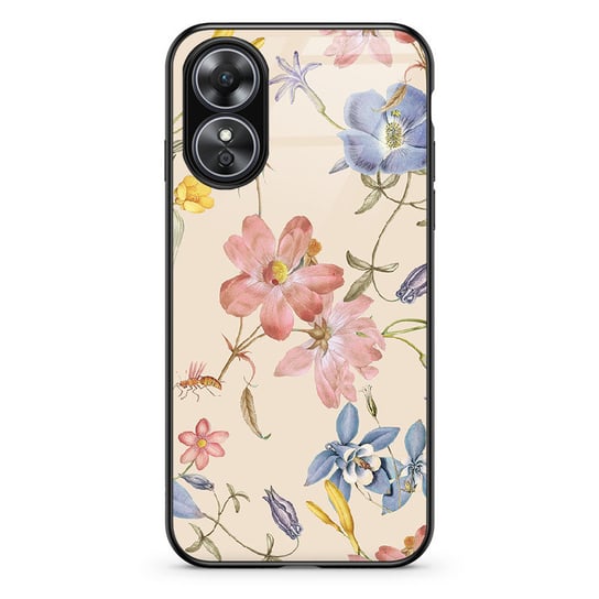 Etui szklane OPPO Oppo A38 4G Kolorowe kwiaty II PieceofCase