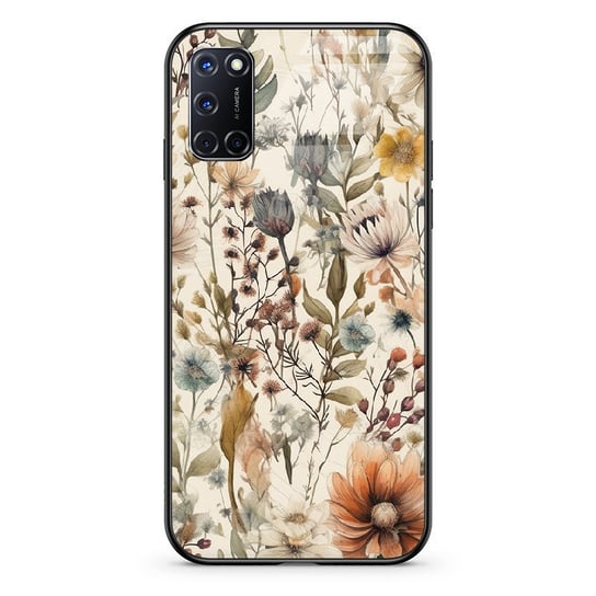 Etui szklane OPPO Oppo A74 5G Łąka beż PieceofCase