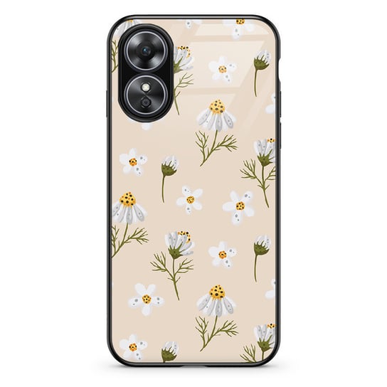 Etui szklane OPPO Oppo A78 4G Stokrotki PieceofCase