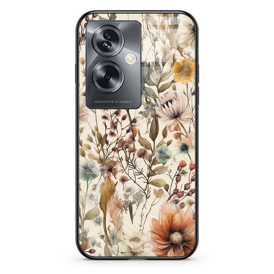 Etui szklane OPPO Oppo A79 5G Łąka beż PieceofCase