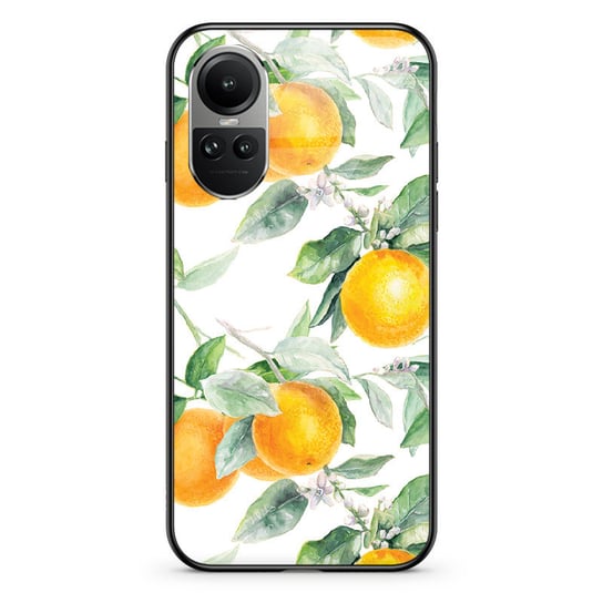 Etui szklane OPPO Reno 10 PRO 5g Pomarańcze PieceofCase