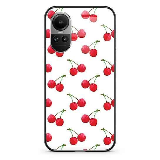 Etui szklane OPPO Reno 10 PRO 5g Wiśnie 2 PieceofCase