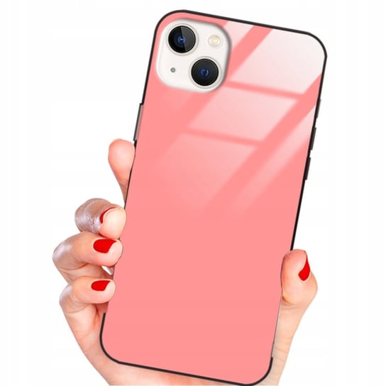 ETUI SZKLANE RÓŻOWY do IPHONE 14 PLUS Case Glass Funnycase