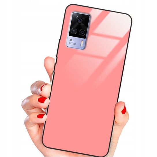 ETUI SZKLANE RÓŻOWY do VIVO S9E Obudowa Glass Case Funnycase