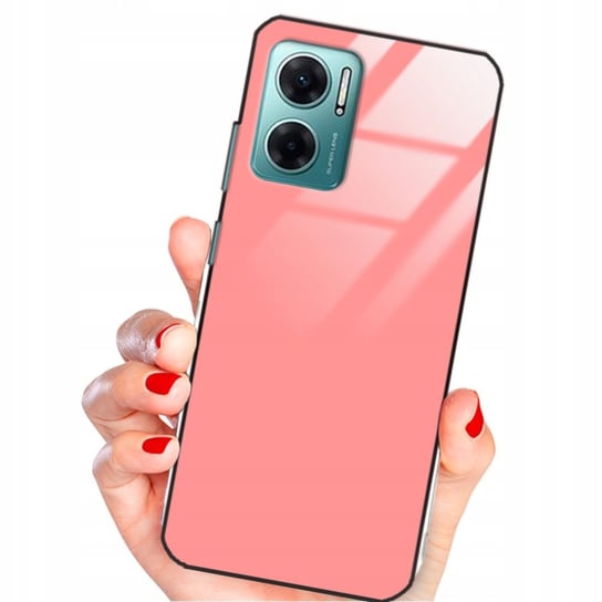 ETUI SZKLANE RÓŻOWY do XIAOMI REDMI NOTE 11E Glass Funnycase