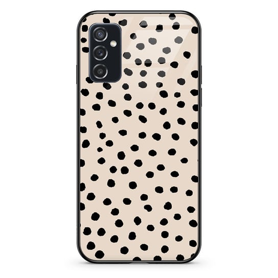 Etui szklane Samsung Galaxy A54 5G Kropki dot beż PieceofCase