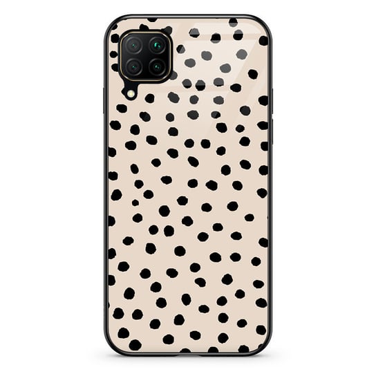 Etui szklane Samsung Galaxy M33 5G Kropki dot beż PieceofCase