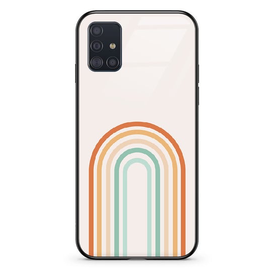 Etui szklane Samsung Galaxy M51 Tęcza boho 2 PieceofCase