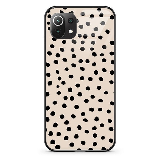 Etui szklane Xiaomi Redmi A2 Kropki dot beż PieceofCase