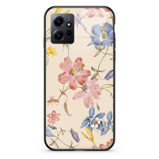 Etui szklane Xiaomi Redmi Note 12 4G Kolorowe kwiaty II PieceofCase