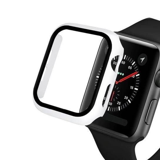 Etui + Szkło 2W1 Do Apple Watch 4/5/6/Se 40Mm Biały Bestphone