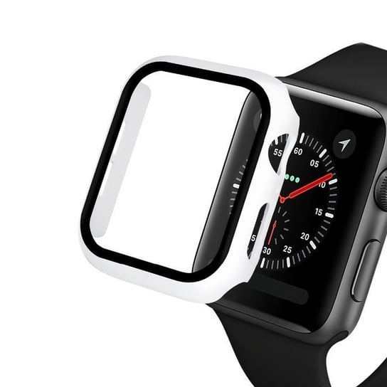 Etui + Szkło 2W1 Do Apple Watch 7/8 41Mm Biały Bestphone