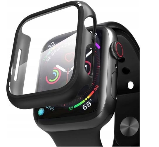 Etui + Szkło 2W1 Do Apple Watch 7/8 41Mm Czarne Bestphone
