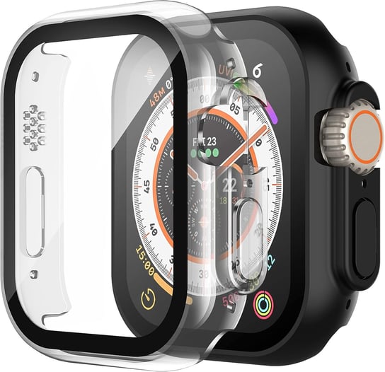 ETUI SZKŁO HARTOWANE NA ZEGAREK APPLE WATCH ULTRA 49 MM MOCNE TWARDE Inna marka