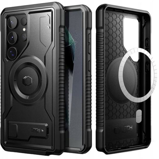 Etui Tech-Protect Kevlar MagSafe+ do Galaxy S24 Ultra, czarne TECH-PROTECT