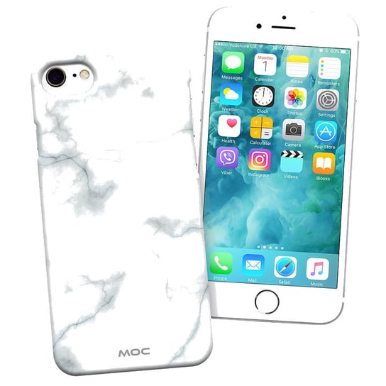 Etui telefonu MOC Mag Case do iPhone 7 8 Marble Wh Ghostek