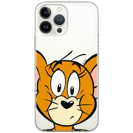 Etui Tom and Jerry dedykowane do Huawei MATE 9 PRO, wzór: Jerry 002 Etui częściowo przeźroczyste, oryginalne i oficjalnie  / Tom and Jerry ERT Group