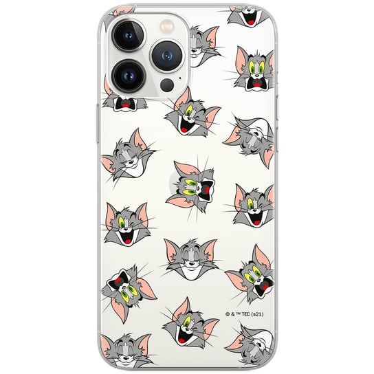 Etui Tom and Jerry dedykowane do Huawei Y5 2019, wzór: Tom i Jerry 007 Etui częściowo przeźroczyste, oryginalne i oficjalnie  / Tom and Jerry ERT Group