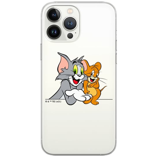 Etui Tom and Jerry dedykowane do Iphone 11 PRO, wzór: Tom i Jerry 005 Etui częściowo przeźroczyste, oryginalne i oficjalnie  / Tom and Jerry ERT Group