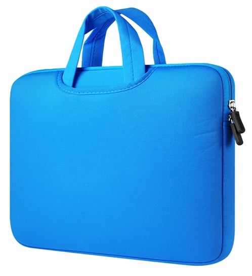 Etui torba case pokrowiec na laptopa 14 - 15,6 cali z uchwytem | niebieski VORTEX