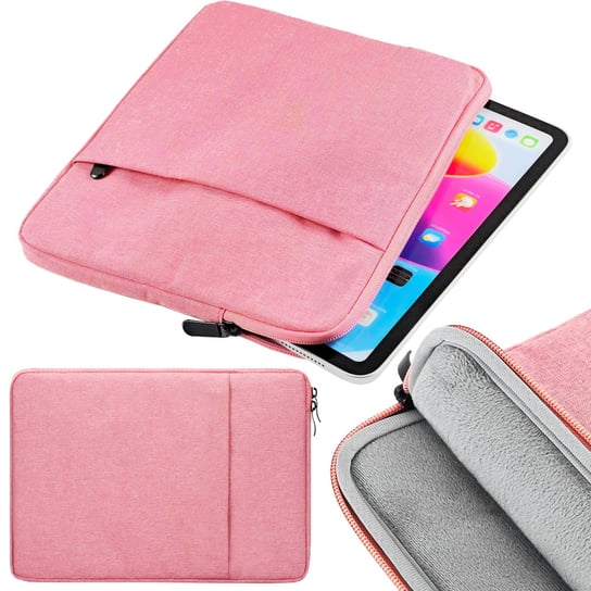 Etui torba case uniwersalny do tabletów Apple Samsung Lenovo Xiaomi Huawei Asus | różowy Armor Case
