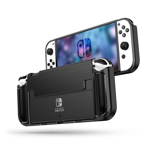 Etui Tpucarbon Black do Nintendo Switch Oled Braders