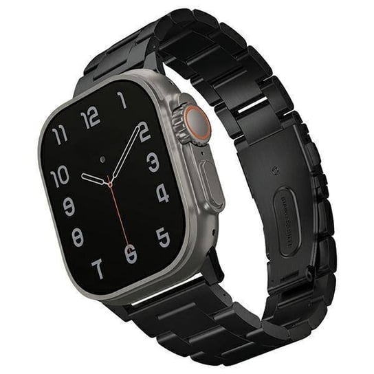 Etui Uniq pasek Osta na Apple Watch 42/44/45/ 49mm Series 1/2/3/4/5/6/7/8/SE/SE2/Ultra Stainless Steel - czarne UNIQ