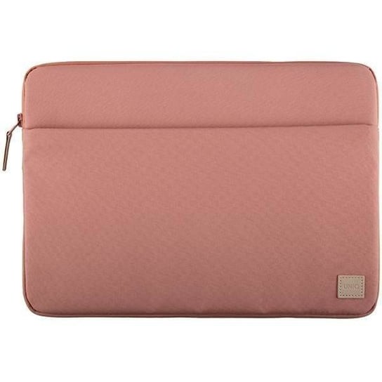 Etui Uniq Vienna laptop Sleeve 14" różowy/peach pink Waterproof RPET UNIQ
